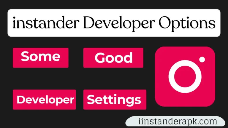 instander developer options